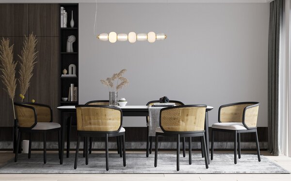 Italux PND-98374-42W-GD LED závesné stropné svietidlo Eris | 42W LED | 7029lm | 3000K