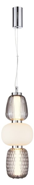 Italux PND-98374-28W-CH LED závesné stropné svietidlo Eris | 28W LED | 3748lm | 3000K