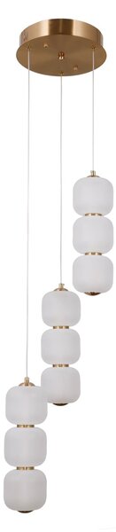 Italux PND-34362-9-HBR-OPAL LED závesné stropné svietidlo Ganti | 20W LED | 2170lm | 3000K