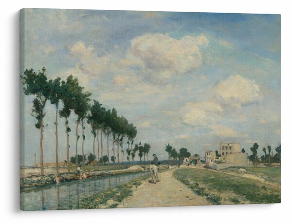 Obraz - Johan Barthold Jongkind, The Towpath, reprodukcia (70x50 cm)