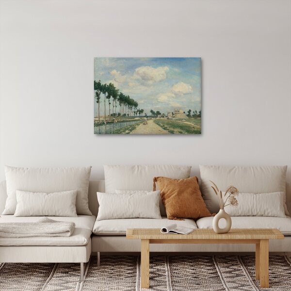 Obraz - Johan Barthold Jongkind, The Towpath, reprodukcia (70x50 cm)