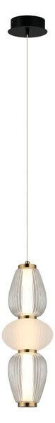 Italux PND-74937-3-BK LED závesné stropné svietidlo Gastel | 16W LED | 1000lm | 3000K