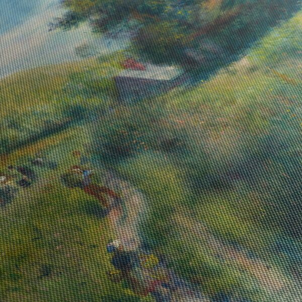 Obraz - Auguste Renoir, The Mussel Harvest, reprodukcia (s hodinami) (90x30 cm)