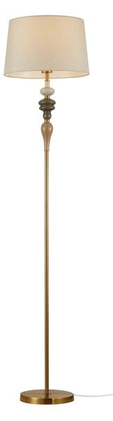 Italux FL-84678A-AB stojacia lampa Moren | 60W E27