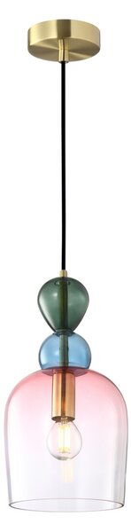 Italux PND-37462B-MC-GD závesné stropné svietidlo Manso E14