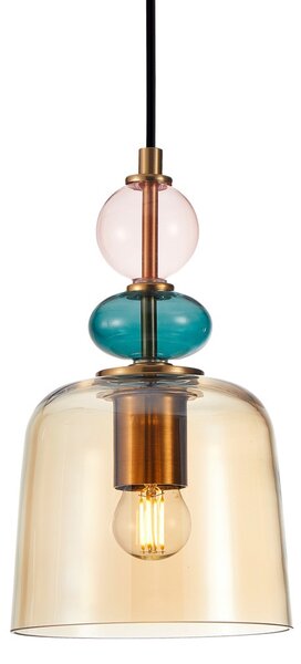 Italux PND-27092A-MC-BRO závesné stropné svietidlo Namos E27