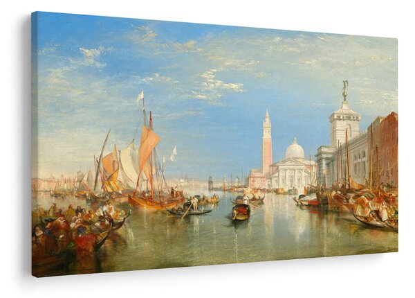 Obraz - Joseph Mallord William Turner, Venice the Dogana and San Giorgio Maggiore, reprodukcia (90x60 cm)