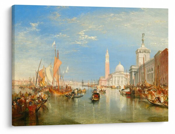 Obraz - Joseph Mallord William Turner, Venice the Dogana and San Giorgio Maggiore, reprodukcia (70x50 cm)