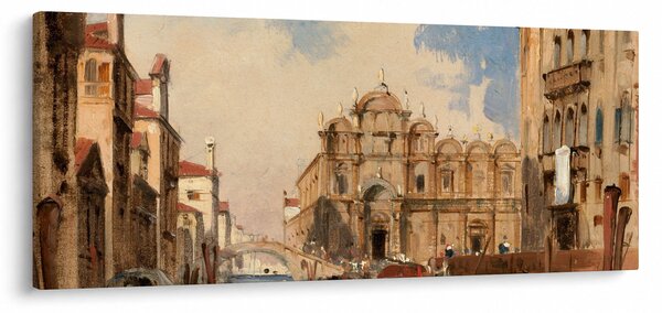 Obraz - Jules-Romain Joyant, The Scuola di San Marco, Venice, reprodukcia (120x50 cm)