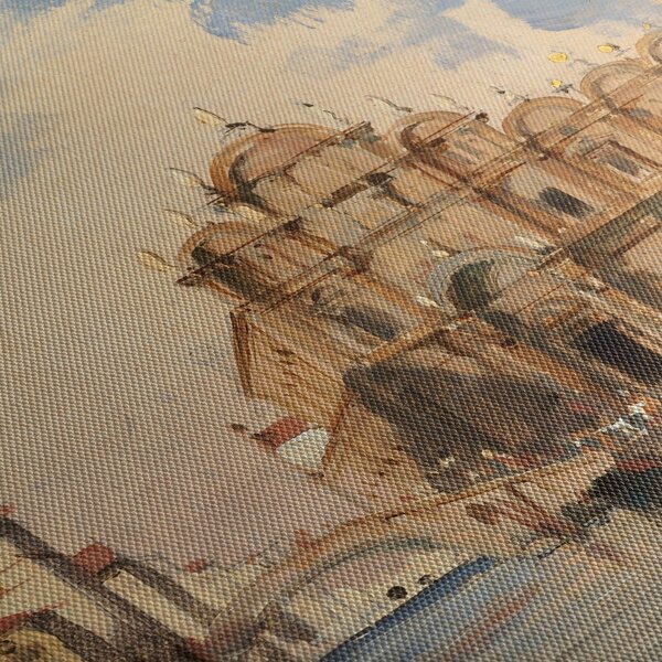 Obraz - Jules-Romain Joyant, The Scuola di San Marco, Venice, reprodukcia (s hodinami) (90x30 cm)