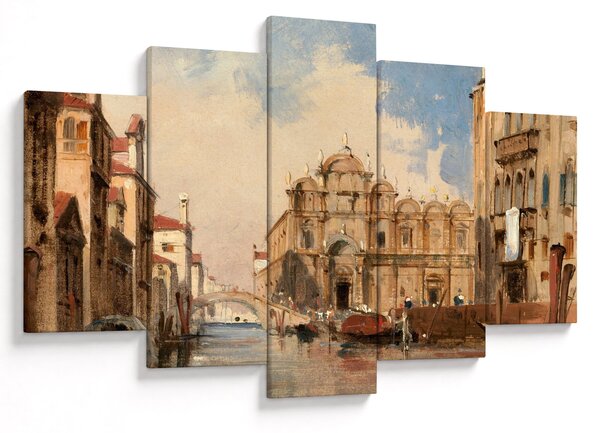 Obraz - Jules-Romain Joyant, The Scuola di San Marco, Venice, reprodukcia (150x105 cm)