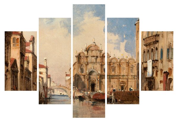 Obraz - Jules-Romain Joyant, The Scuola di San Marco, Venice, reprodukcia (150x105 cm)