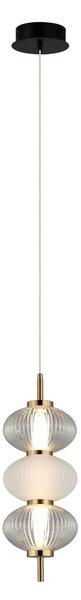 Italux PND-84938-3-BK LED závesné stropné svietidlo Testa | 12W LED | 790lm | 3000K