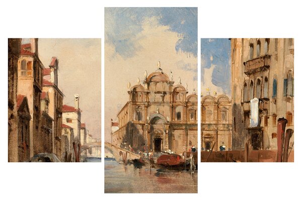 Obraz - Jules-Romain Joyant, The Scuola di San Marco, Venice, reprodukcia (90x60 cm)