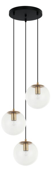 Italux PND-58867-3S-BK-BRO závesné stropné svietidlo Sarpo E27
