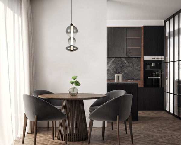 Italux PND-24352V-24W-BK-SG LED závesné stropné svietidlo Sonte | 24W LED | 2686lm | 3000K