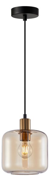 Italux PND-29257A-1-BRO-AMB závesné stropné svietidlo Zona E27