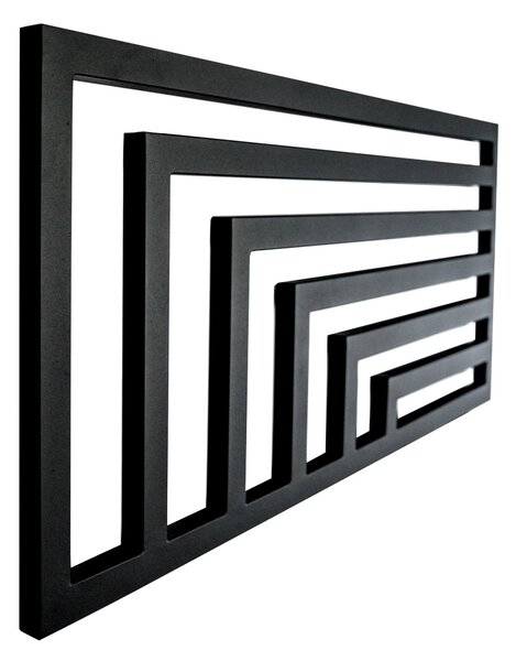 Regnis Kreon, vykurovacie teleso 550x1000 mm, 548W, čierna matná, KR100/55/BLACK