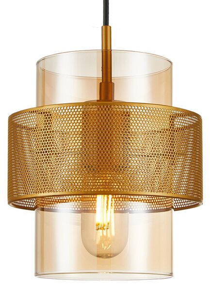 Italux PND-22132-3S-GD-AMB závesné stropné svietidlo Vinoti E27