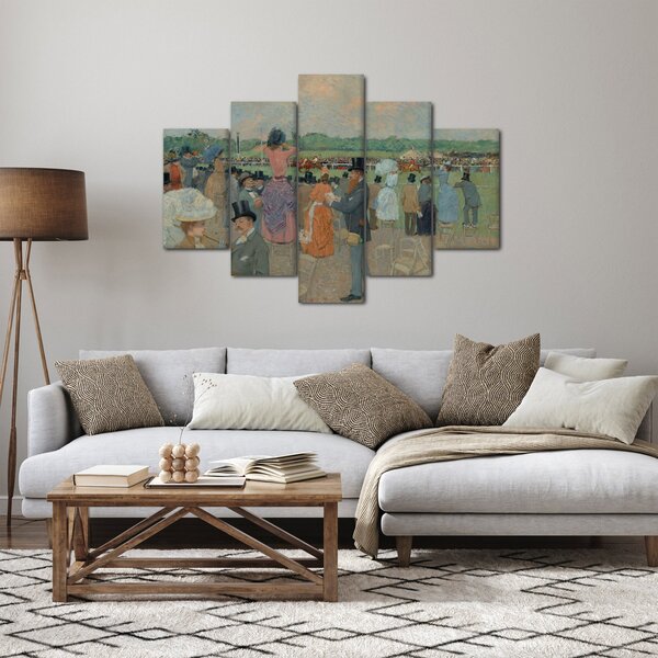 Obraz - Jean-Louis Forain, The Races at Longchamp, reprodukcia (150x105 cm)
