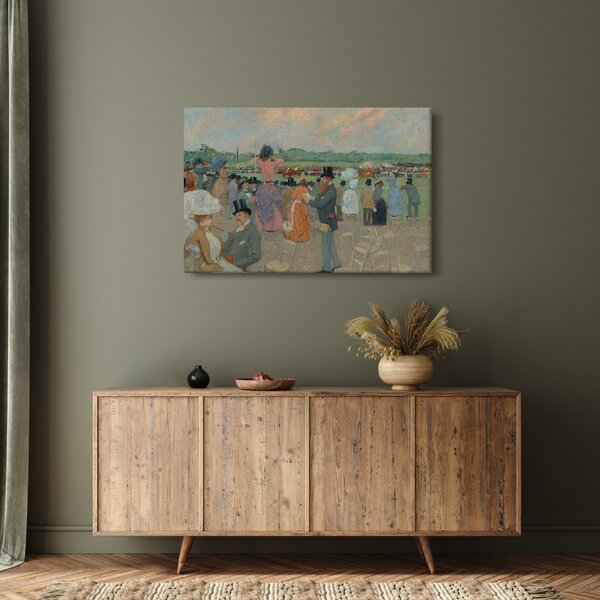 Obraz - Jean-Louis Forain, The Races at Longchamp, reprodukcia (90x60 cm)