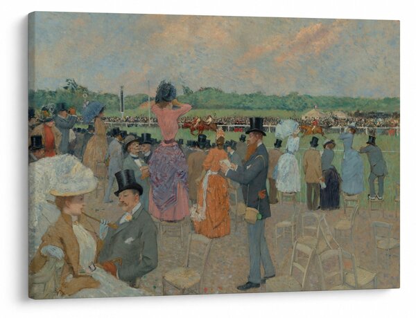 Obraz - Jean-Louis Forain, The Races at Longchamp, reprodukcia (70x50 cm)