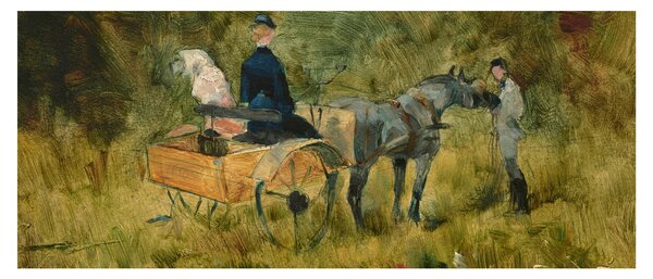 Obraz - Henri de Toulouse-Lautrec, The Trap, reprodukcia (120x50 cm)
