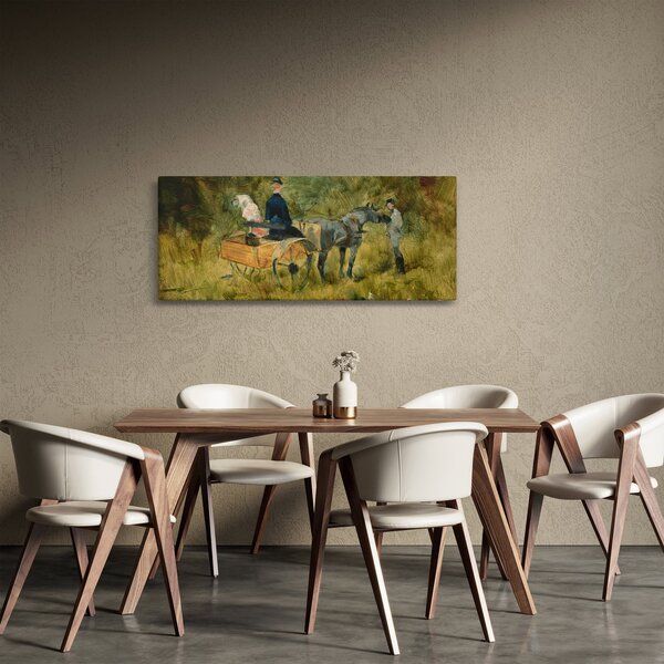 Obraz - Henri de Toulouse-Lautrec, The Trap, reprodukcia (120x50 cm)