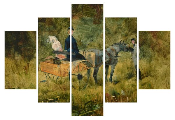 Obraz - Henri de Toulouse-Lautrec, The Trap, reprodukcia (150x105 cm)