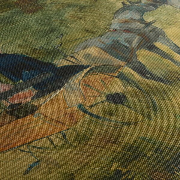 Obraz - Henri de Toulouse-Lautrec, The Trap, reprodukcia (s hodinami) (90x30 cm)