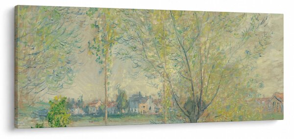 Obraz - Claude Monet, The Willows, reprodukcia (120x50 cm)