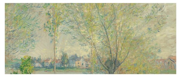 Obraz - Claude Monet, The Willows, reprodukcia (120x50 cm)