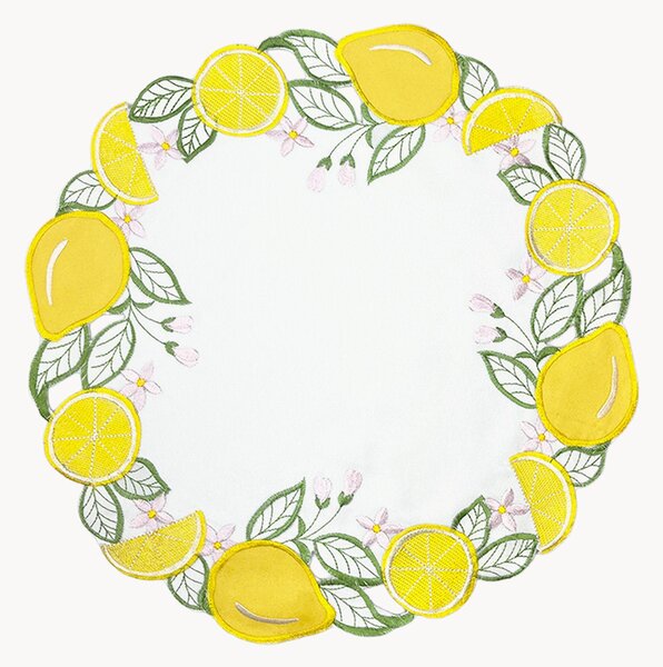 Okrúhle prestierania Citron, 6 ks