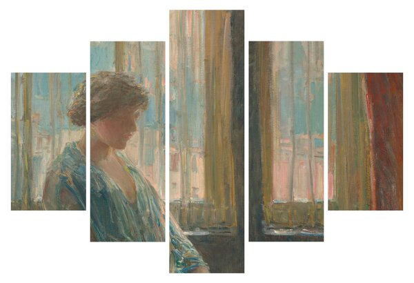 Obraz - Childe Hassam, The New York Window, reprodukcia (150x105 cm)