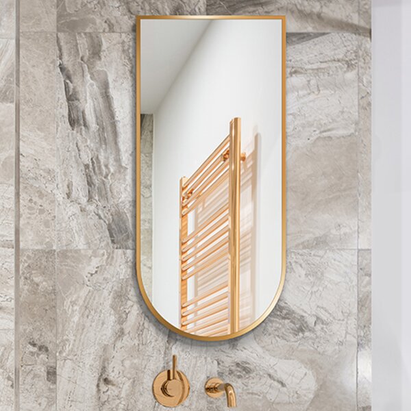 Zrkadlo Portello Gold Rozmer zrkadla: 40 x 60 cm
