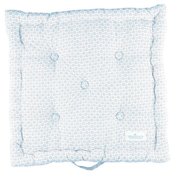 Prešívaný podsedák Narina Pale Blue 50 × 50 cm