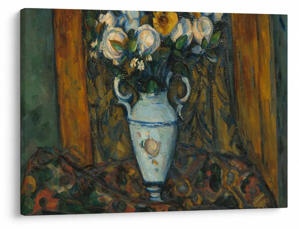 Obraz - Paul Cézanne, Vase of Flowers, reprodukcia (70x50 cm)