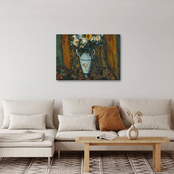 Obraz - Paul Cézanne, Vase of Flowers, reprodukcia (70x50 cm)