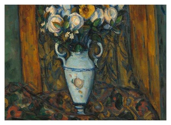 Obraz - Paul Cézanne, Vase of Flowers, reprodukcia (70x50 cm)