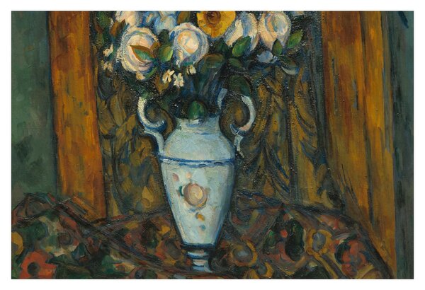 Obraz - Paul Cézanne, Vase of Flowers, reprodukcia (90x60 cm)
