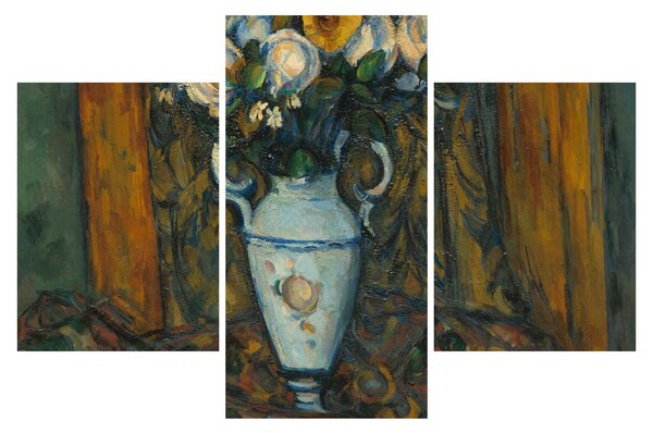 Obraz - Paul Cézanne, Vase of Flowers, reprodukcia (90x60 cm)