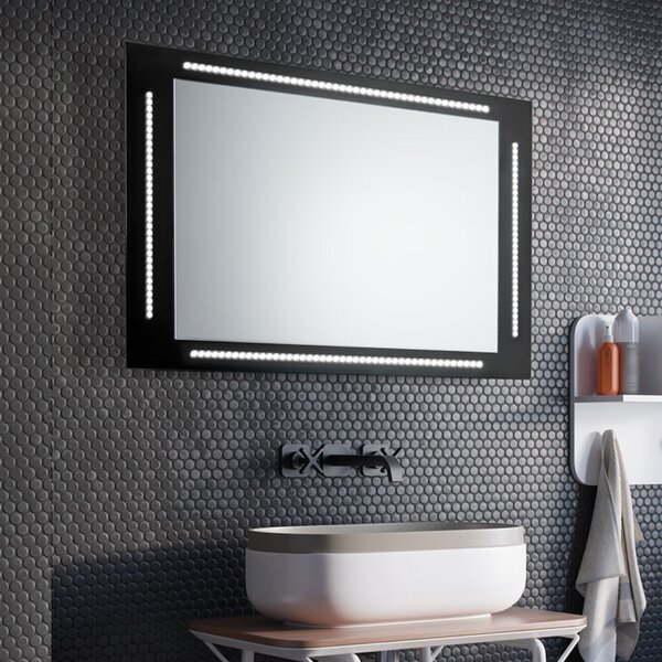 Zrkadlo Zenat LED Black Rozmer zrkadla: 40 x 40 cm