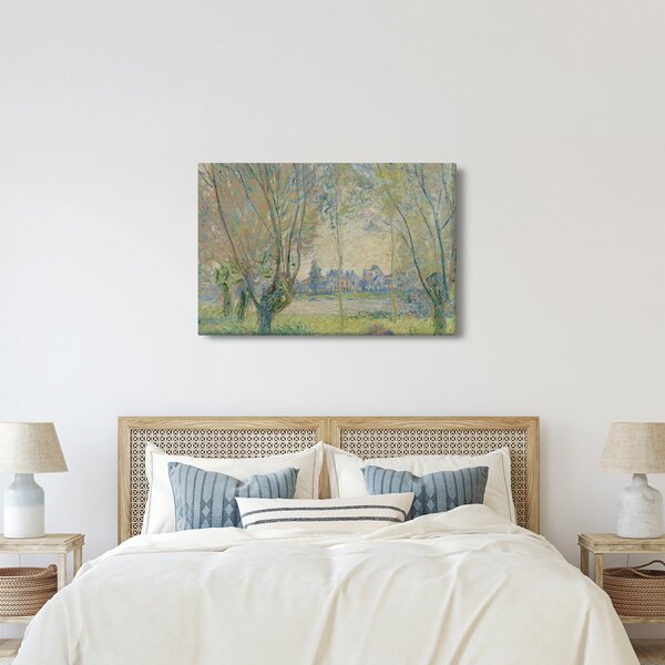 Obraz - Claude Monet, Woman Seated under the Willows, reprodukcia (90x60 cm)