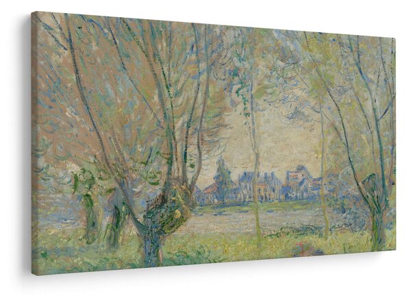 Obraz - Claude Monet, Woman Seated under the Willows, reprodukcia (90x60 cm)