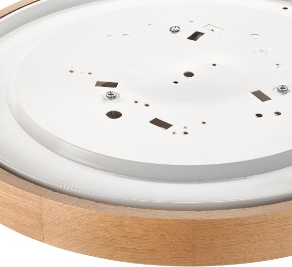 Brilagi-LED RGBW stmievateľné stropné svietidlo CARVALHO SLIM 3xE27/9W/230V Wi-Fi dub pr. 47