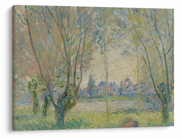 Obraz - Claude Monet, Woman Seated under the Willows, reprodukcia (70x50 cm)