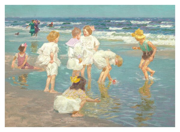 Obraz - Edward Henry Potthast, A Holiday, reprodukcia (70x50 cm)