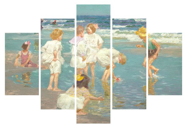 Obraz - Edward Henry Potthast, A Holiday, reprodukcia (150x105 cm)