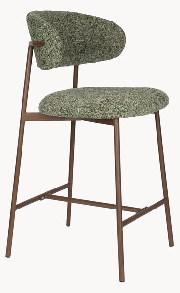 Čalúnené pultové stoličky Claes, 2 ks