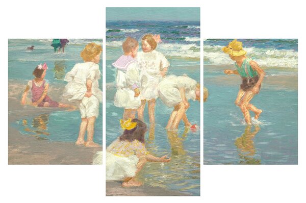 Obraz - Edward Henry Potthast, A Holiday, reprodukcia (90x60 cm)